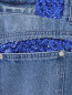 Укороченные джинсы декорированные пайетками Sjyp  –  Деталь