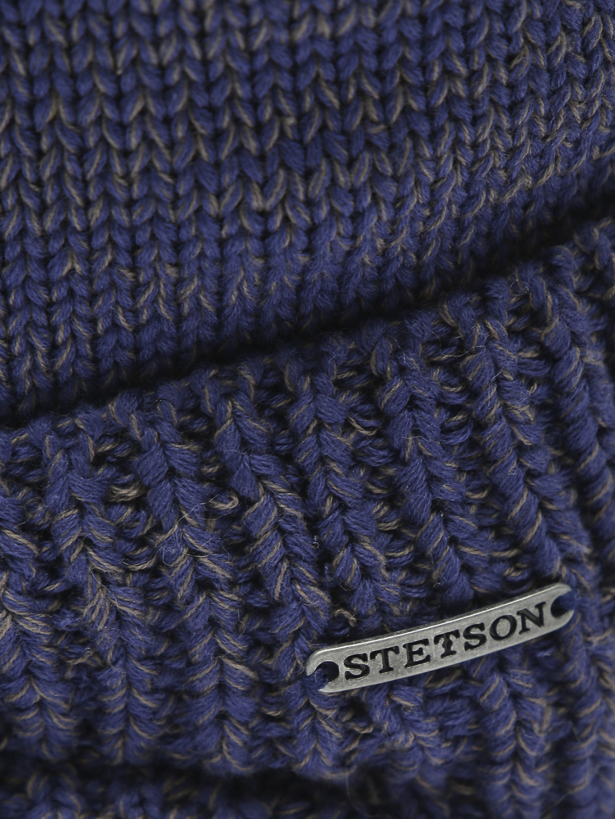 Шапка из хлопка Stetson  –  Деталь  – Цвет:  Синий