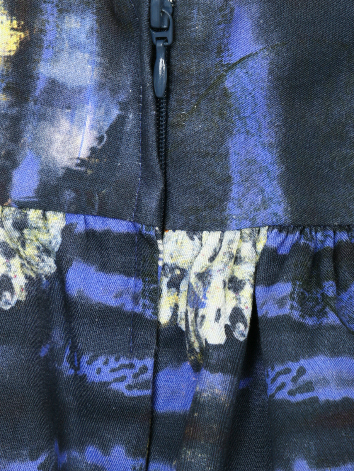 Юбка-миди из хлопка на широком поясе с узором Stella Jean  –  Деталь1  – Цвет:  Узор
