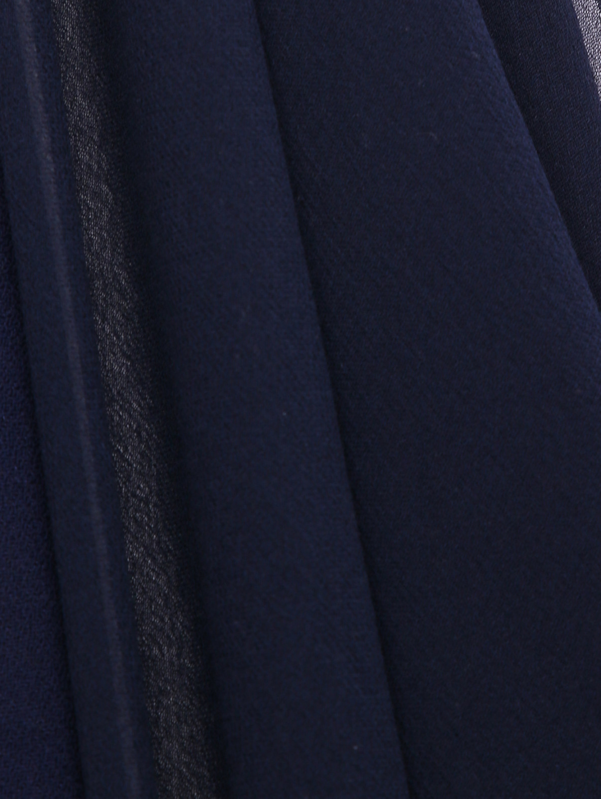 Платье-макси, декорированное кристаллами Jenny Packham  –  Деталь  – Цвет:  Синий