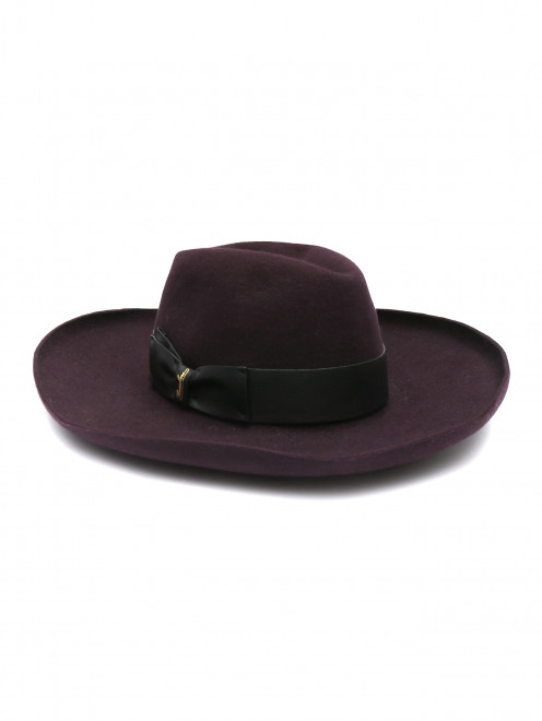 Шляпа из шерсти с лентой  - Общий вид