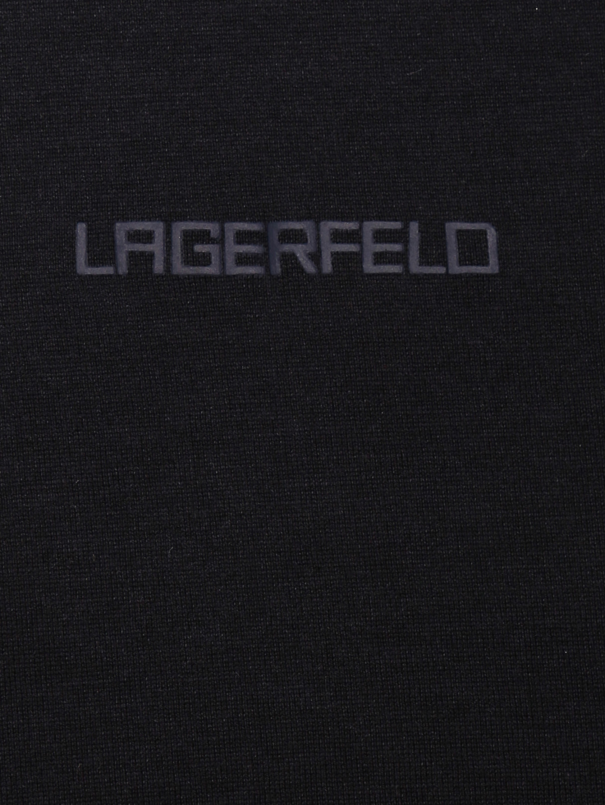 Поло из хлопка с коротким рукавом Lagerfeld  –  Деталь1