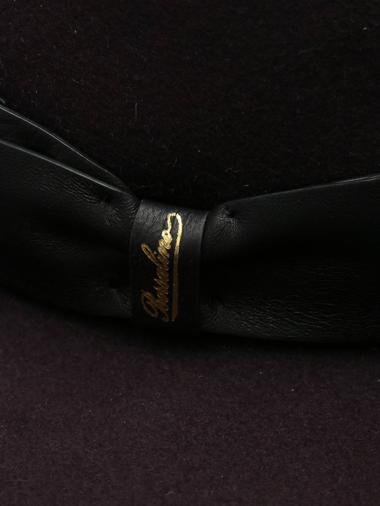 Шляпа из шерсти с лентой Borsalino  –  Деталь  – Цвет:  Фиолетовый