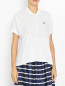 Поло из лиоцелла и хлопка свободного кроя Polo Ralph Lauren  –  МодельВерхНиз