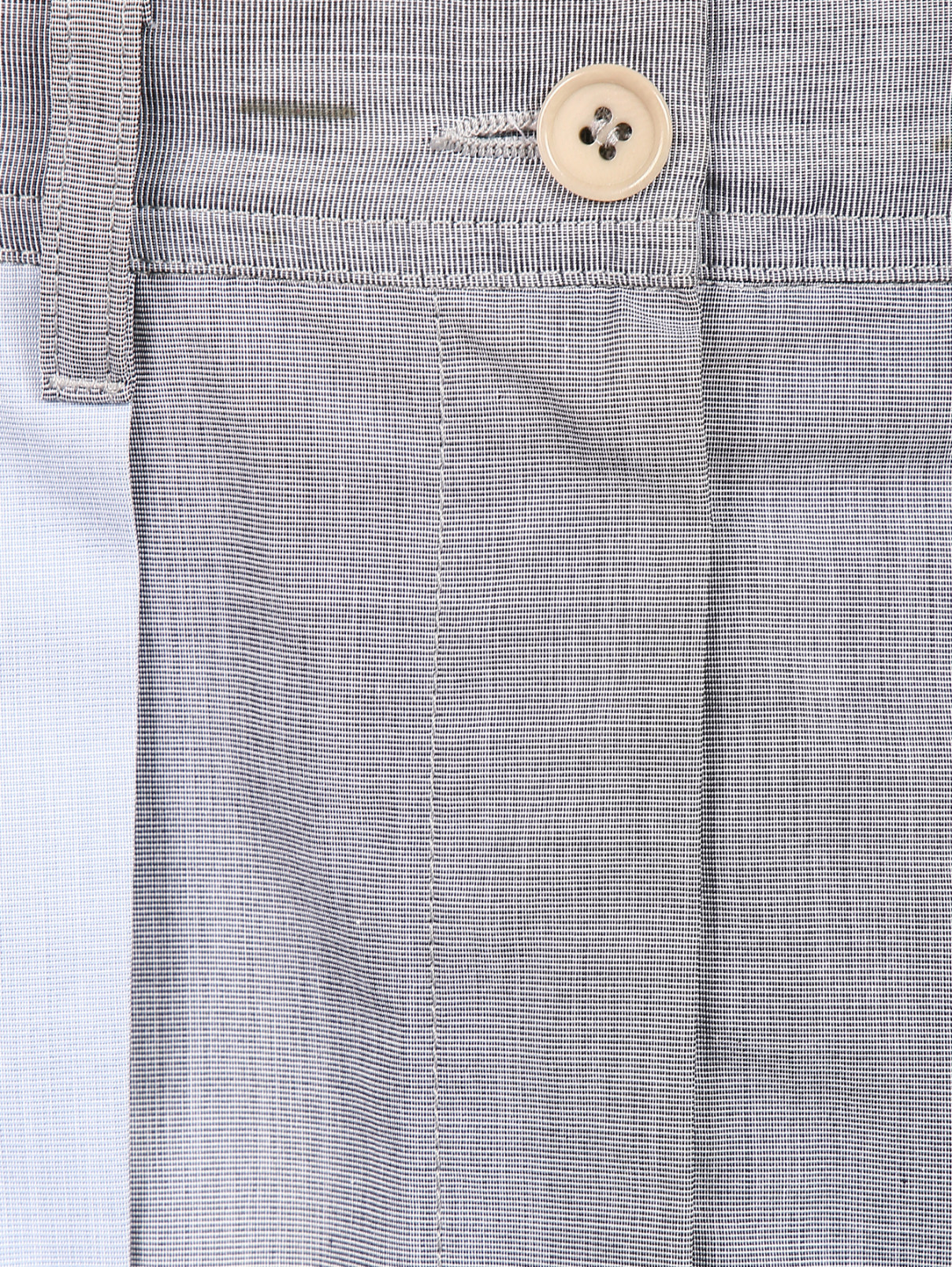 Юбка из хлопка с контрастной вставкой Calvin Klein 205W39NYC  –  Деталь  – Цвет:  Серый