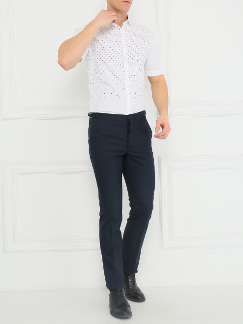 Классические брюки из хлопка Jil Sander - Модель Общий вид