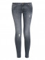 Укороченные джинсы с потертостями True NYC  –  Общий вид