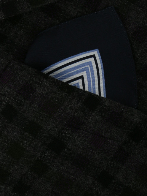 Платок из шелка с узором  Hugo Boss - Модель Общий вид