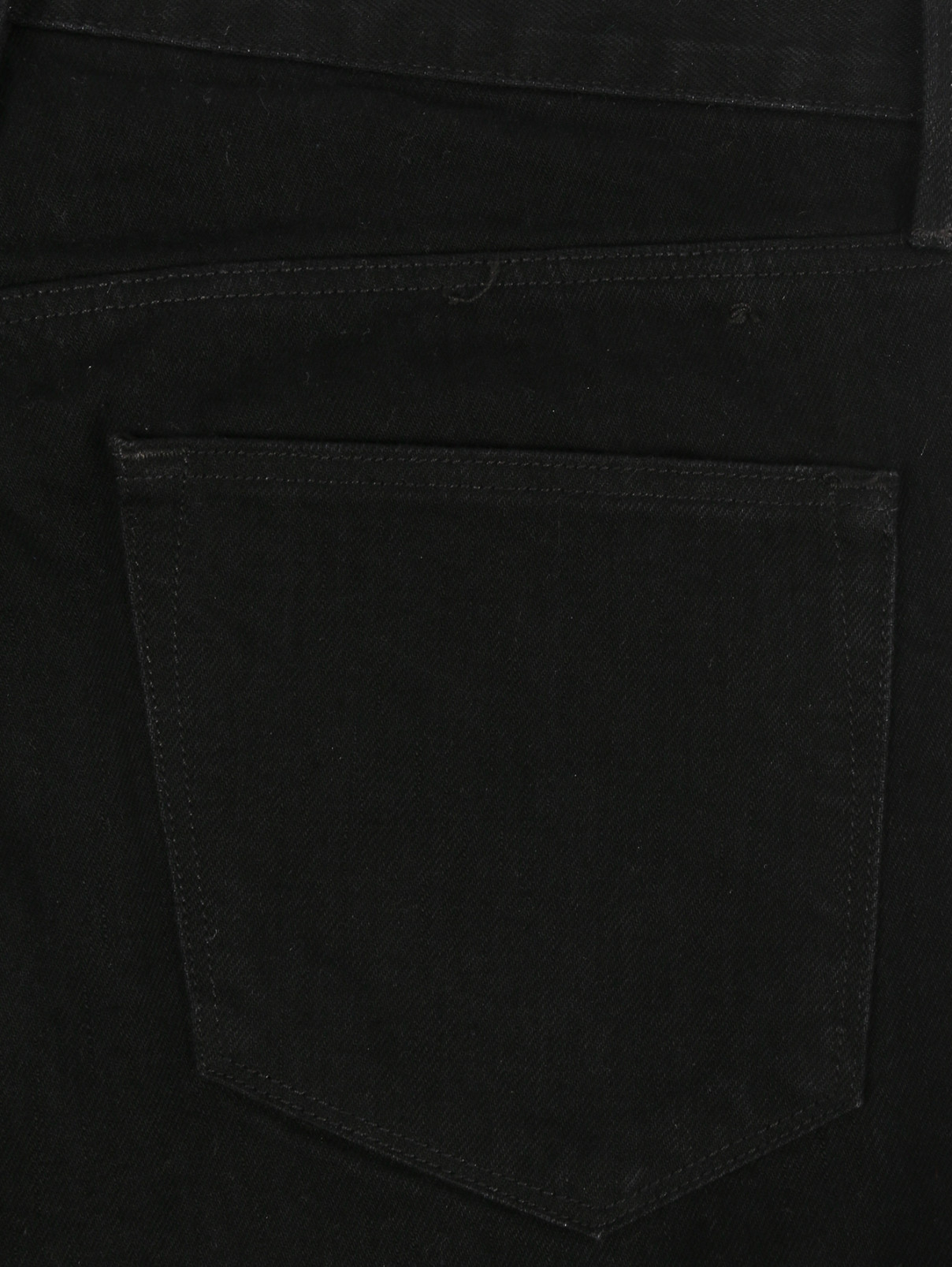 Джинсы с бахромой 3x1  –  Деталь  – Цвет:  Черный