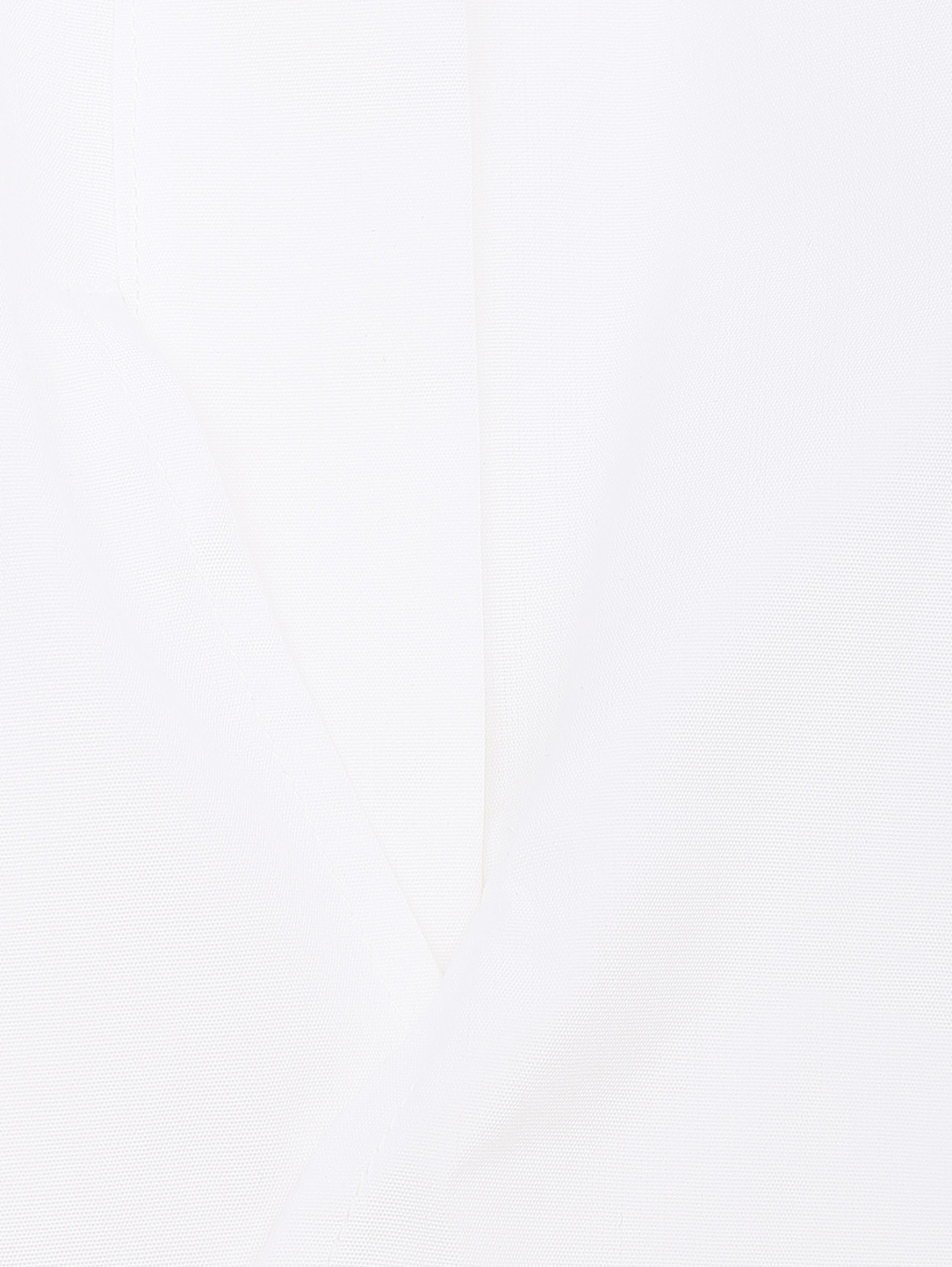 Рубашка из хлопка с узлом Helmut Lang  –  Деталь  – Цвет:  Белый