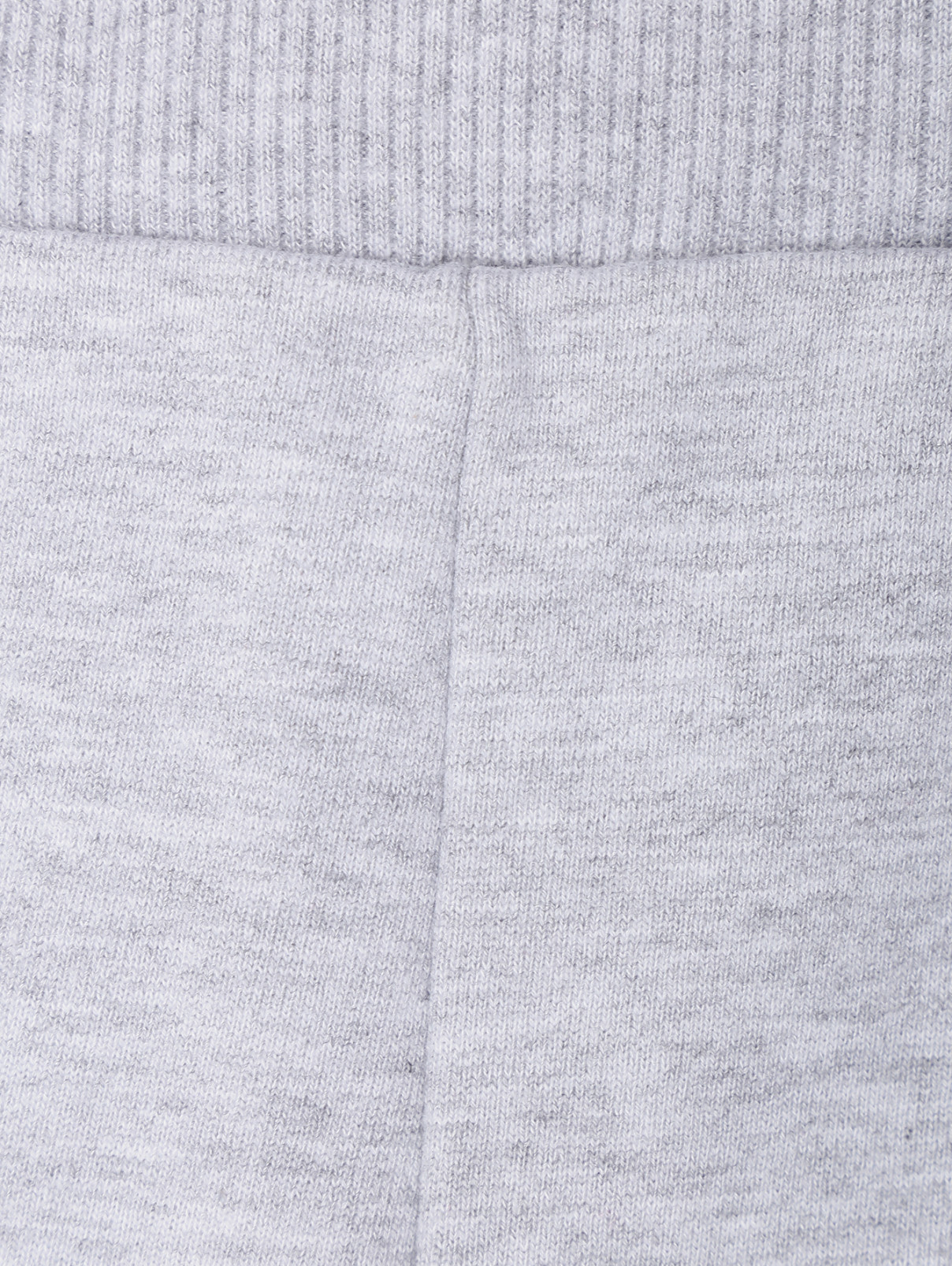 Брюки из хлопка с принтом Moschino Underwear  –  Деталь1  – Цвет:  Серый