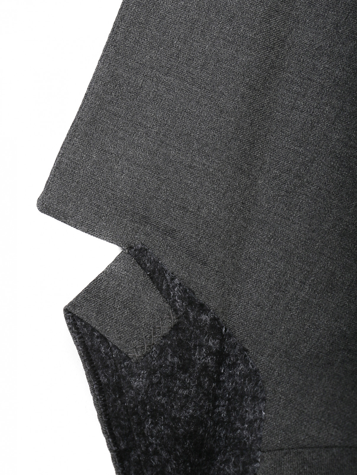 Костюм из шерсти однотонный LARDINI  –  Деталь1  – Цвет:  Серый