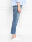Укороченные джинсы из светлого денима Re/Done  –  МодельВерхНиз2