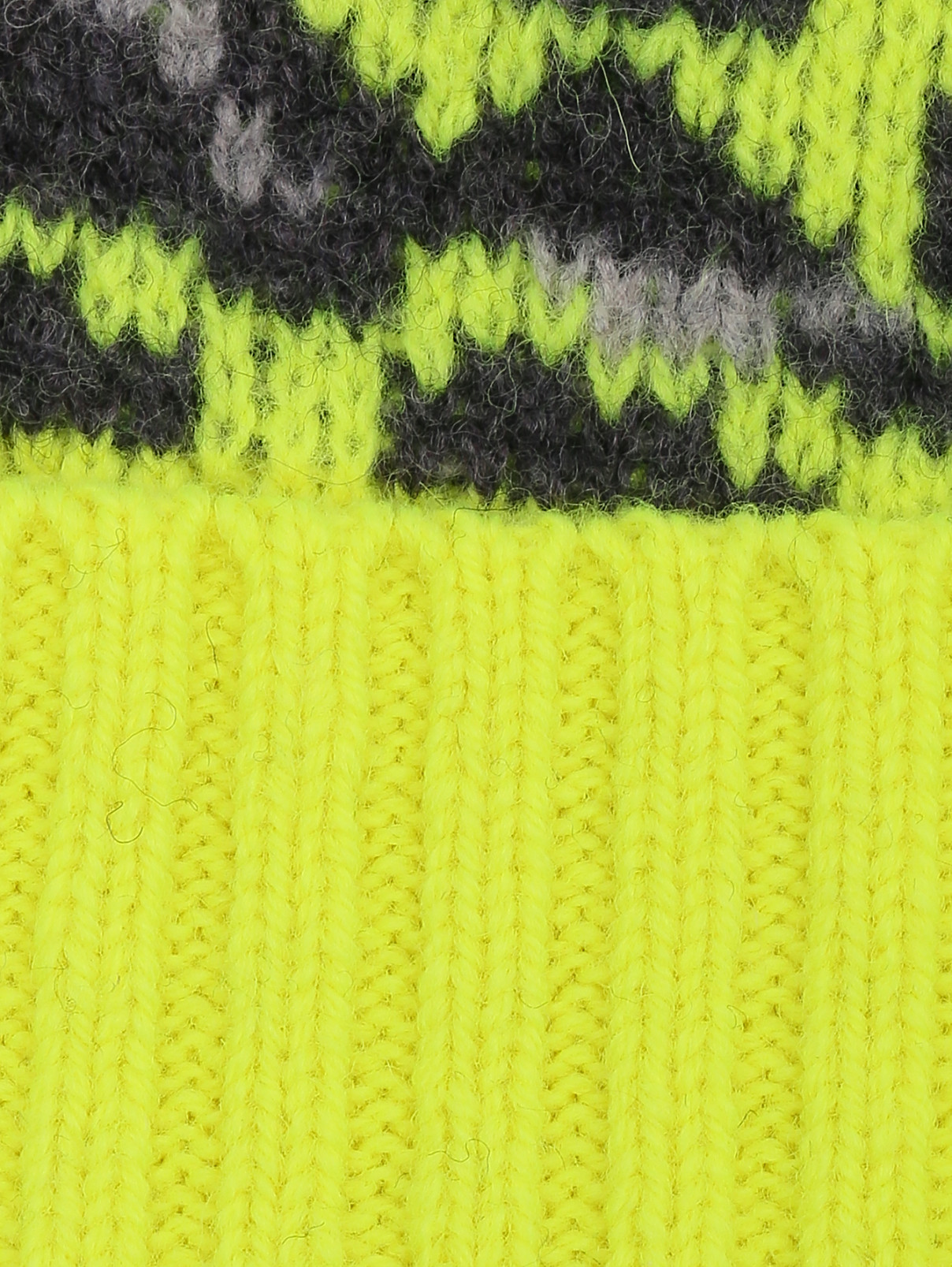 Шапка из шерсти с узором Paul Smith  –  Деталь1  – Цвет:  Зеленый