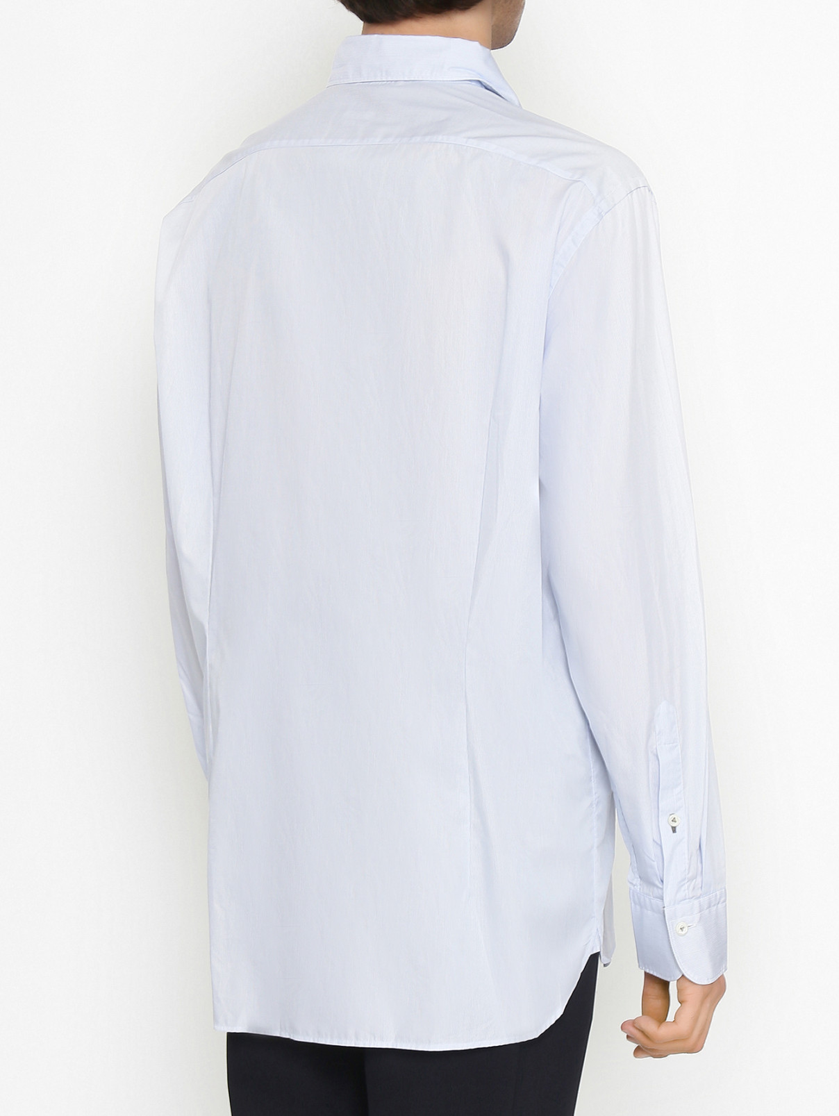 Рубашка из хлопка с узором Van Laack  –  МодельВерхНиз1  – Цвет:  Узор