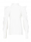 Блуза из шелка с объемными рукавами Sportmax  –  Общий вид