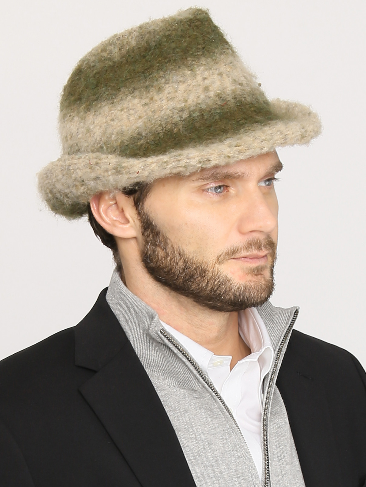 Шляпа с узором Paul Smith  –  МодельОбщийВид  – Цвет:  Зеленый