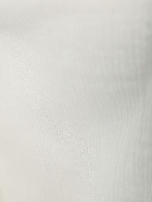 Блуза из хлопка декорированная пайетками и вышивкой - Деталь1