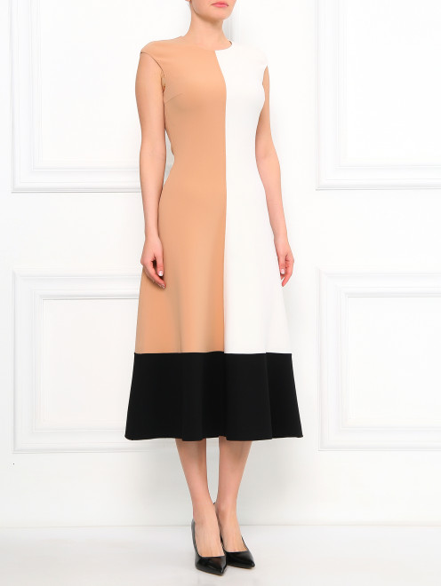 Платье-миди из шерсти Michael Kors - Модель Общий вид